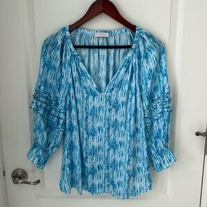 Ramy Brook blue blouse size Med